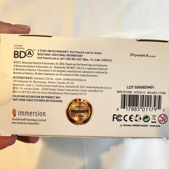 WiiU Wireless Controller - liquidmetal - Black - New in Box - Picture 5 of 5